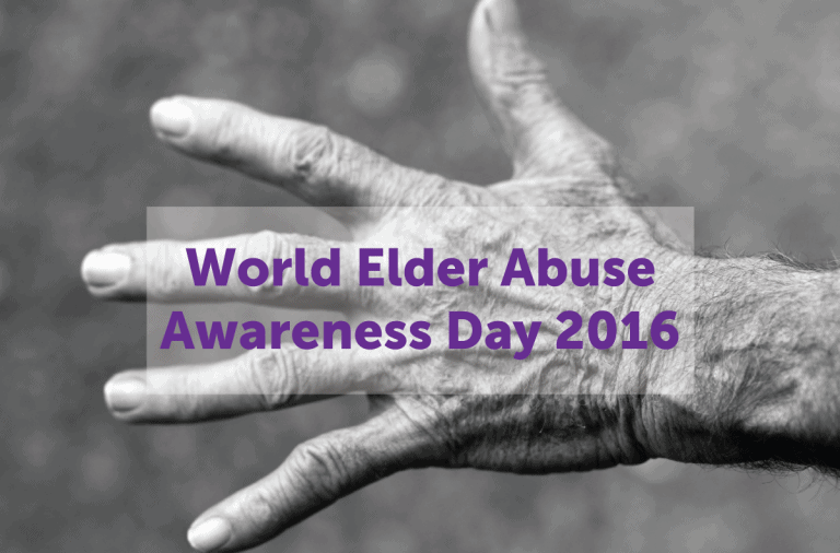 World Elder Abuse Awareness Day 2016