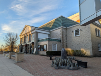 Photo outside The Playhouse, Fredericton’s live performance venue (similar to Calgary’s Arts Commons). Taken by Mitchell Parkinson.